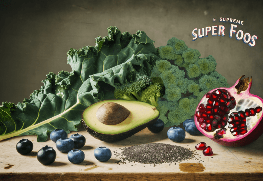 What are the 5 supreme super foods?